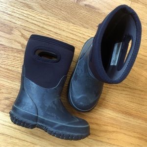BOGS Black All Weather Rain Boots, Size 11